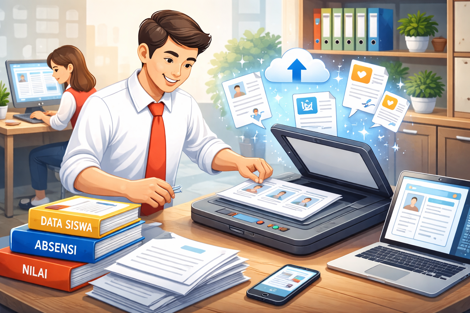 Langkah Digitalisasi Dokumen Sekolah